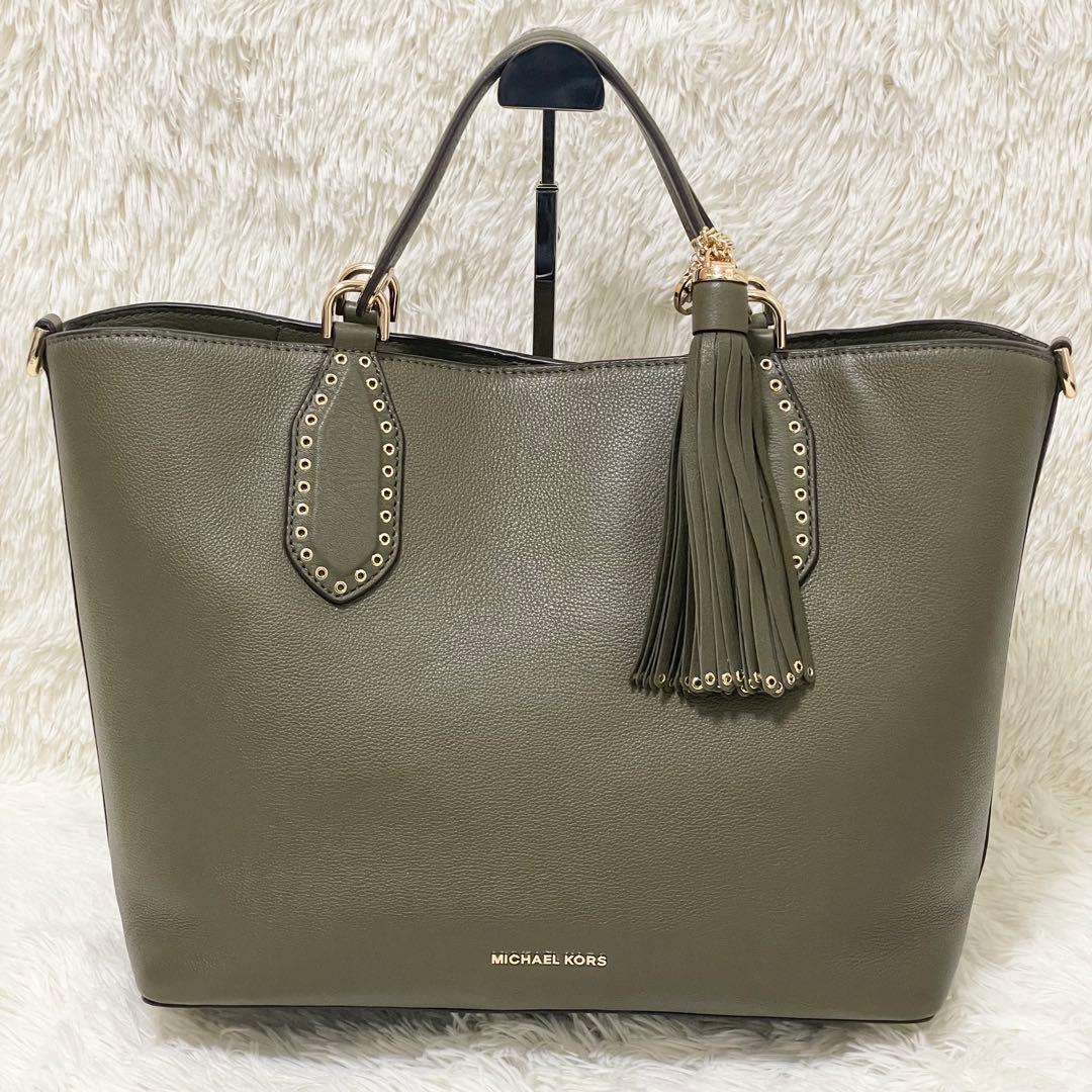 miyu様マイケルコース ブルックリン サッチェル レザー 2way A4可