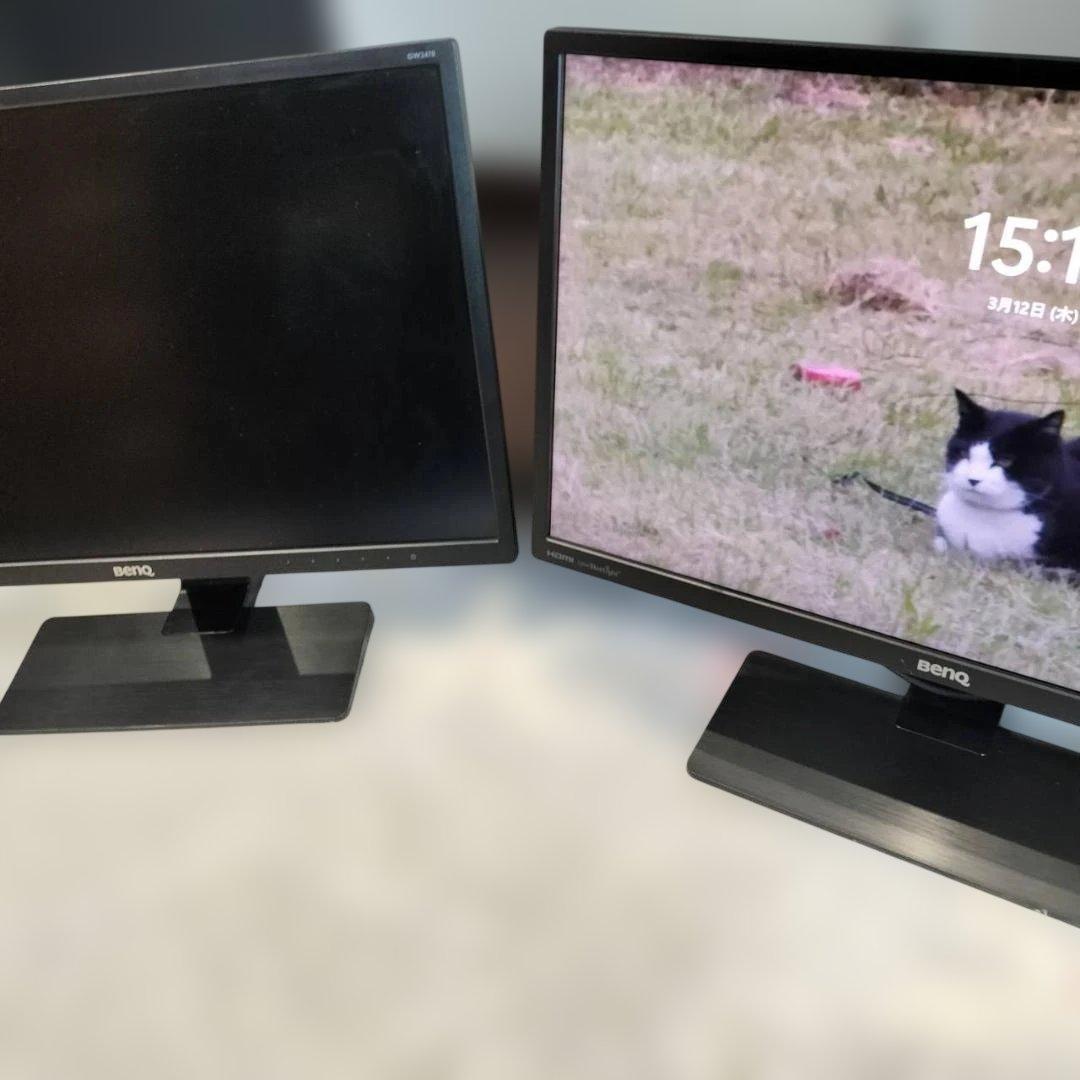 BenQ GW2470HL ディスプレイ 2台セット