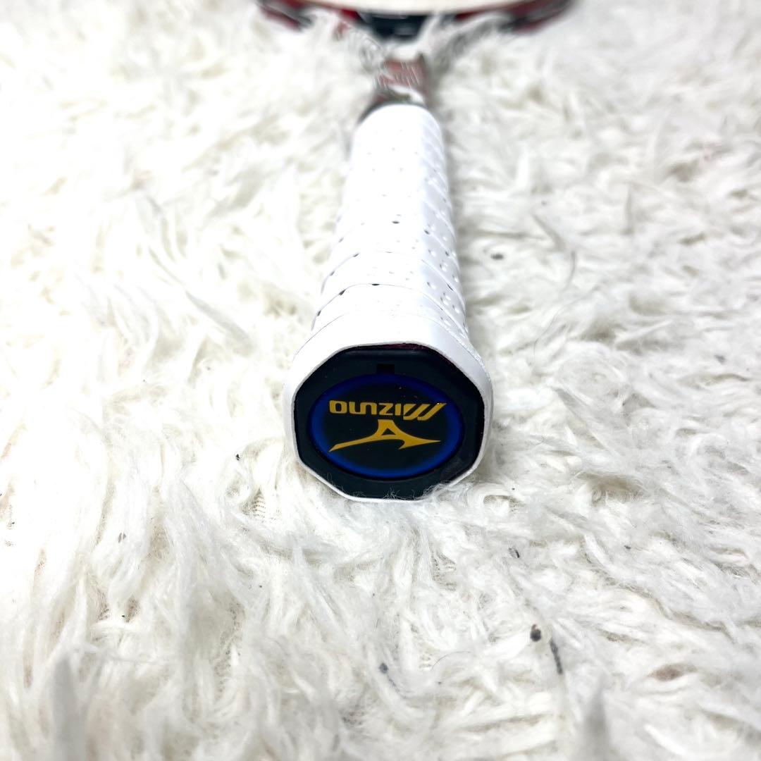 【美品】ミズノ XYST T1 0U 最終型 ソフトテニス ラケット レッド