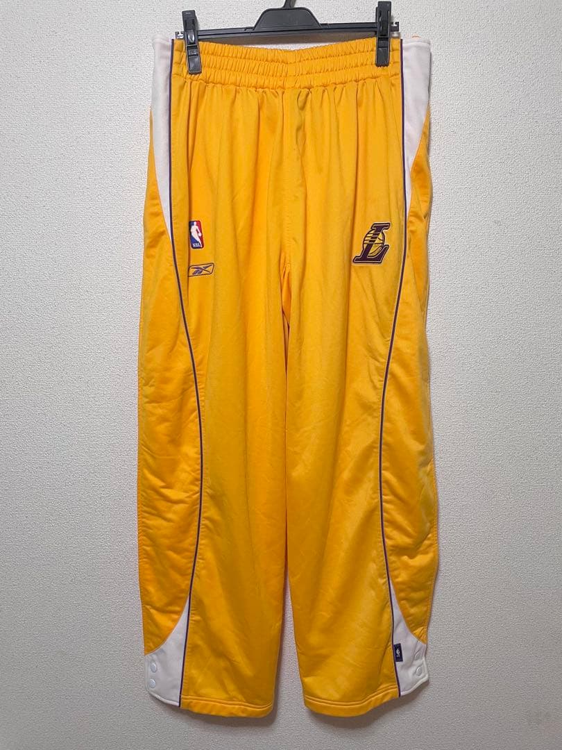 レイカーズ　ウォームアップパンツ　XL