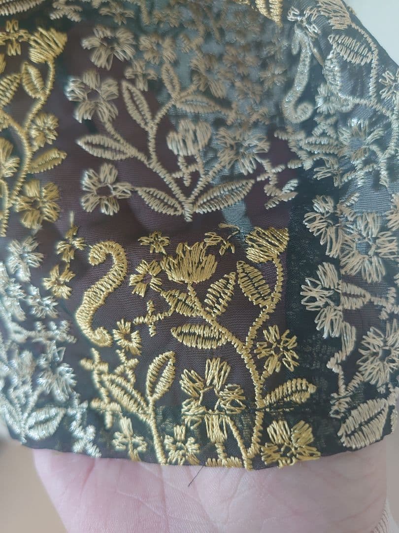 パノルモ　長袖ワンピース　黒