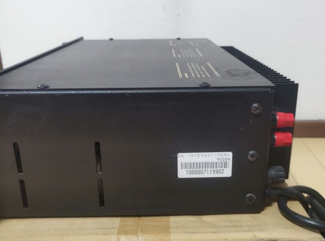 パワーアンプ AB PROFESSIONAL SERIES 9220A.
