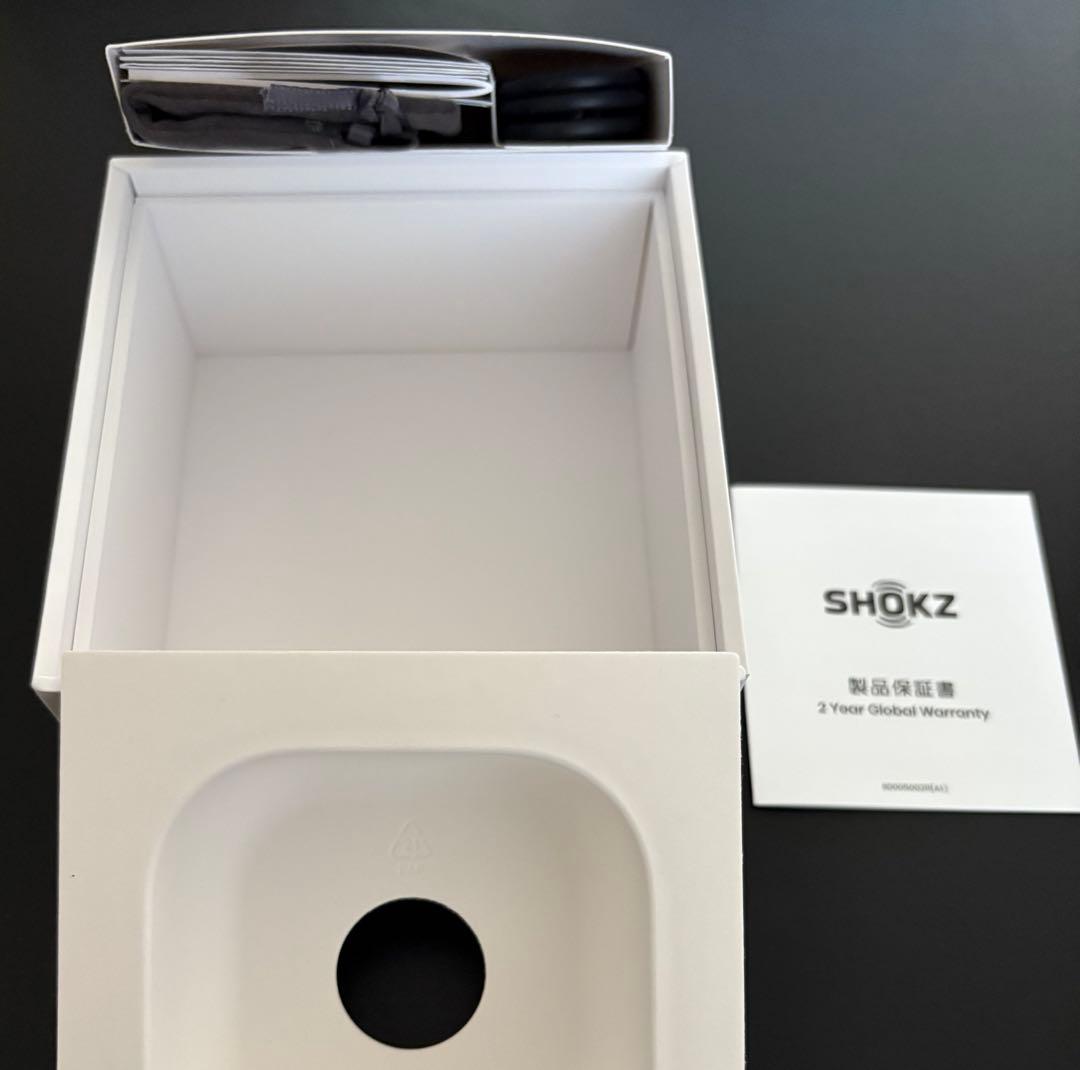 【美品】SHOKZ OPENFIT ワイヤレスイヤホン 黒