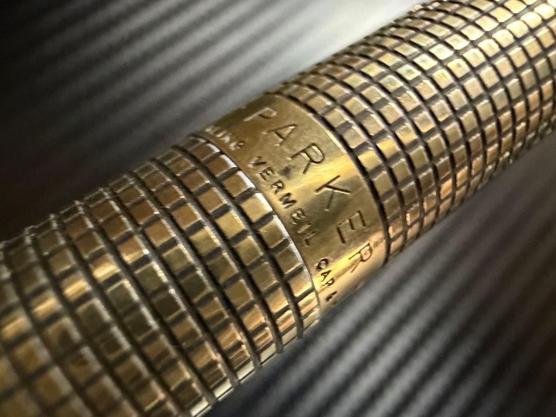 未使用に近い パーカー 75 シズレ バーメイル M 中字 万年筆