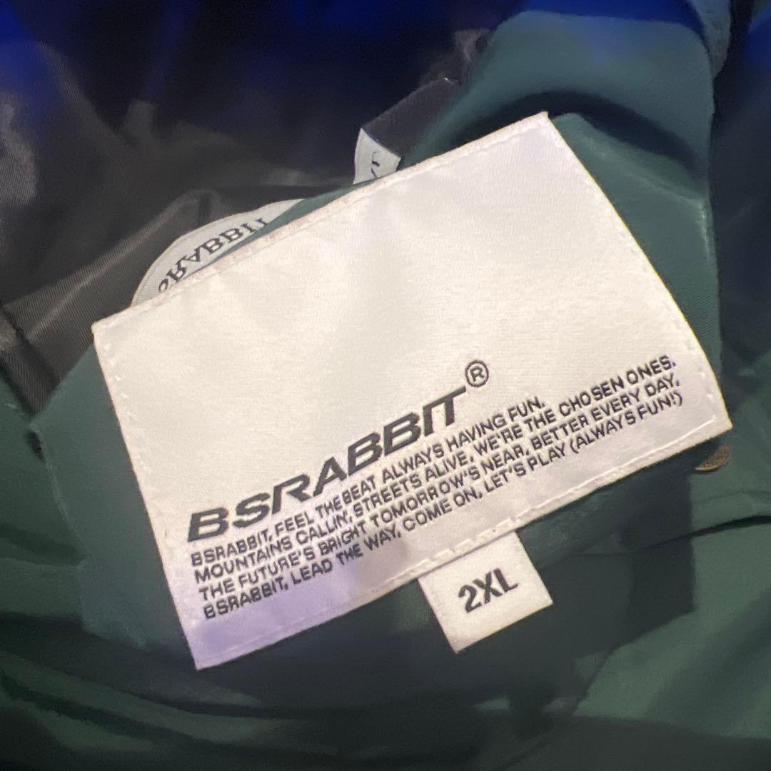 BSRABBIT スノーボード　ウェア　ジャケット　グリーン　2XL