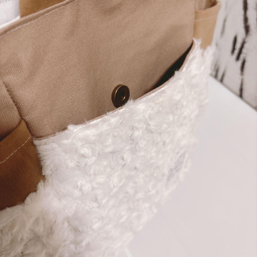 f*t様 コヤンイサムチョン　バック　カフェモカカラー　ルミちゃん　ふわふわファ