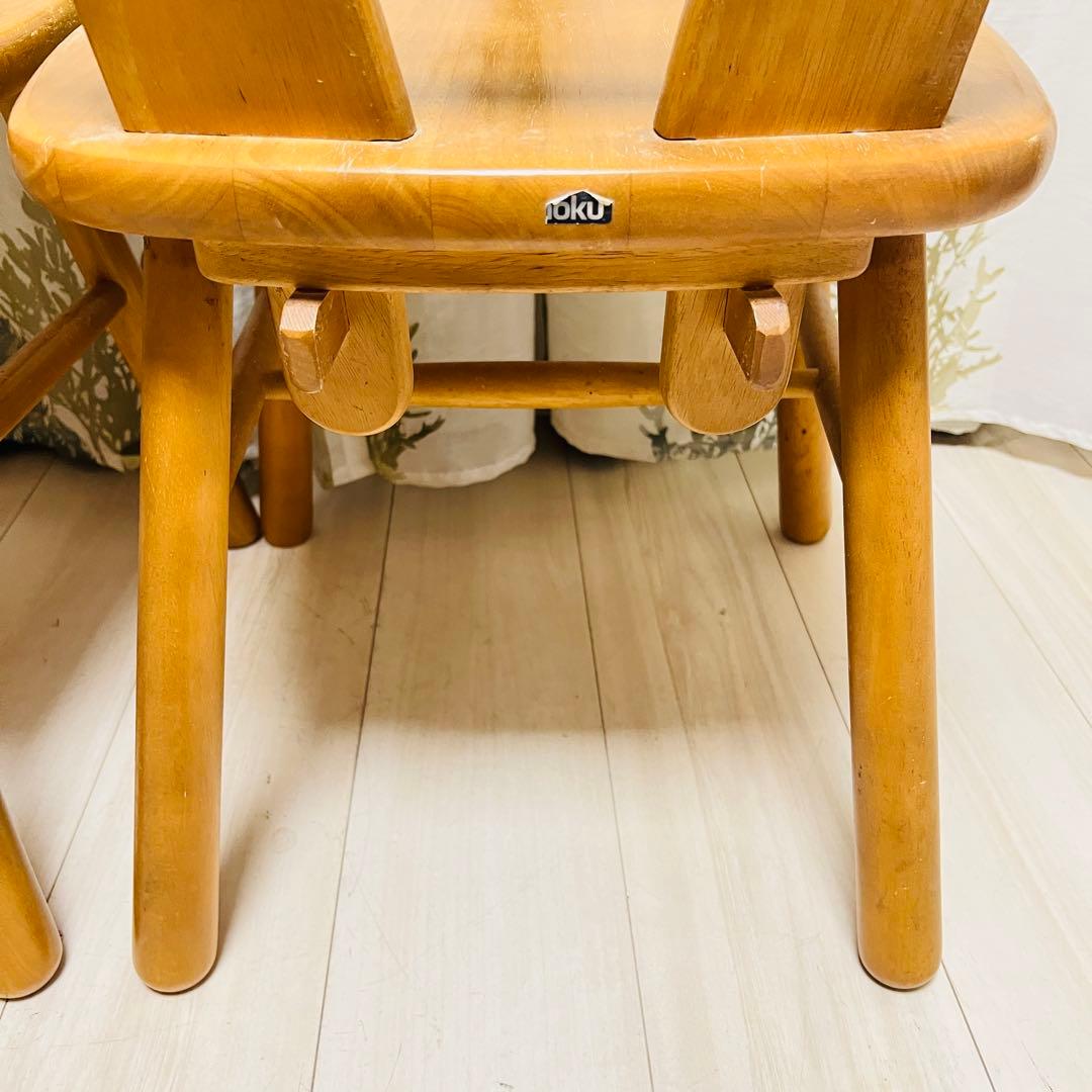 【廃盤品】カリモク ルスティック ダイニングチェア2脚