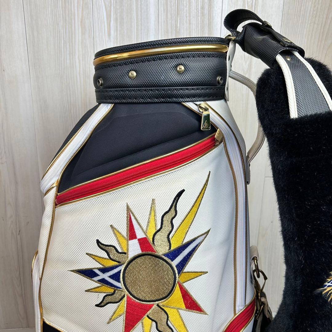 【訳あり】希少！J's ジャンボ尾崎 キャディバッグ フードなし　ケース割れ