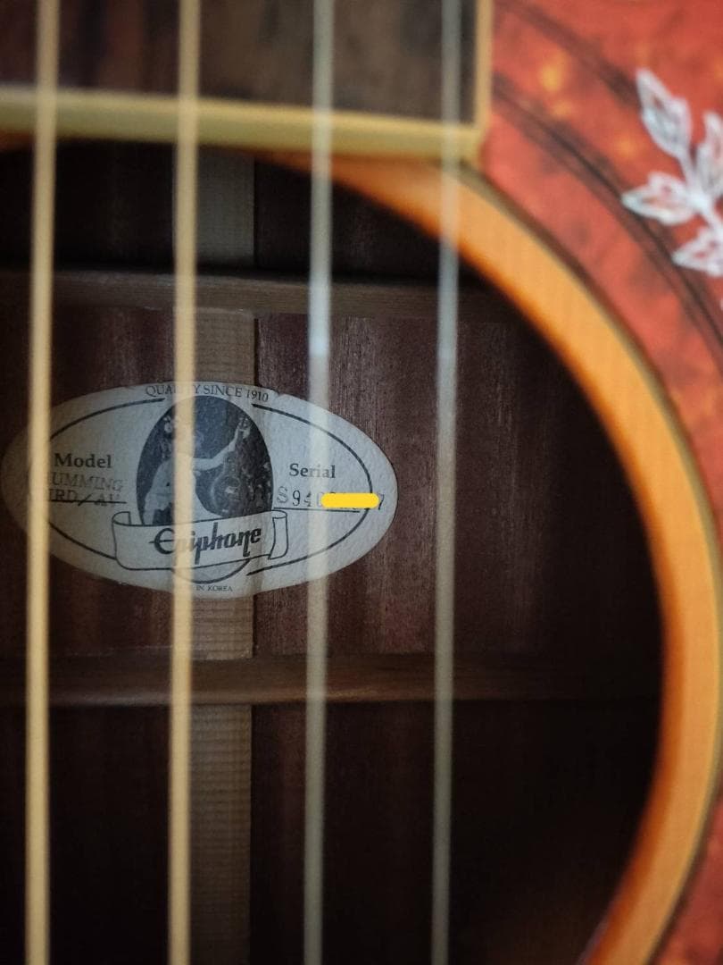 Epiphone Hummingbird AV 94年製 美品 ハードケース付