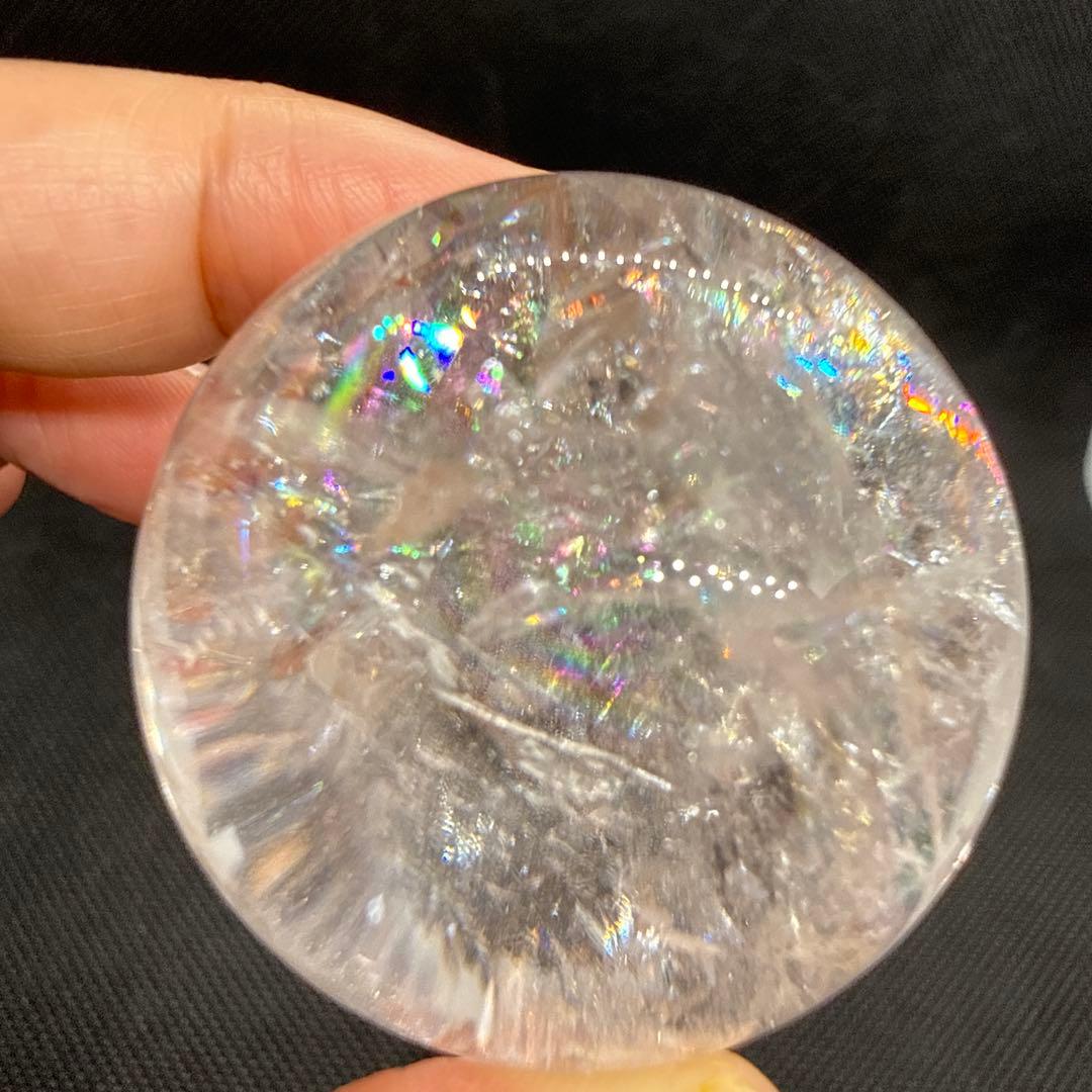 爆虹♪天然石　ピンクアゼツライト【ファイヤー共生】ランダム台座セット♪