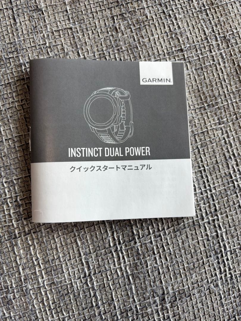 GARMIN INSTINCT DUAL POWER グラファイト