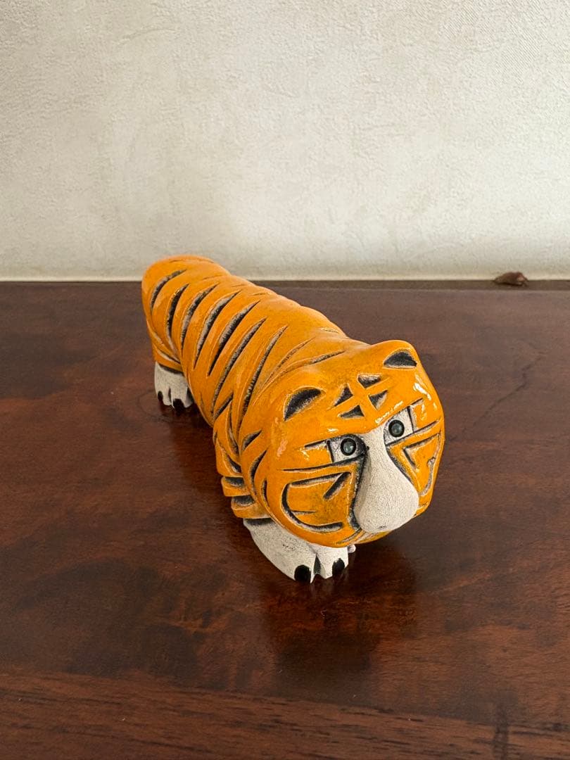 ビンテージアーテサニア・リンコナダ ハンドメイド トラ 親子　ウルグアイ