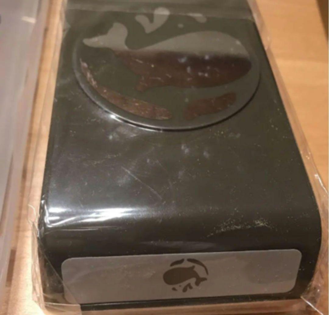 再値下げ！未使用　くじらパンチ＆スタンプ　スタンピンアップ