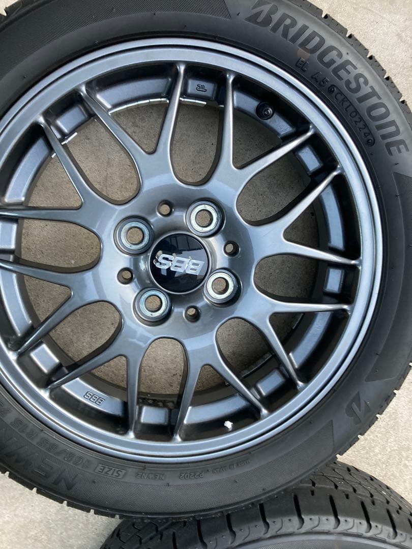 BBS 15インチ ホイールセット ブリヂストン　ダイハツ　コペン　L880k