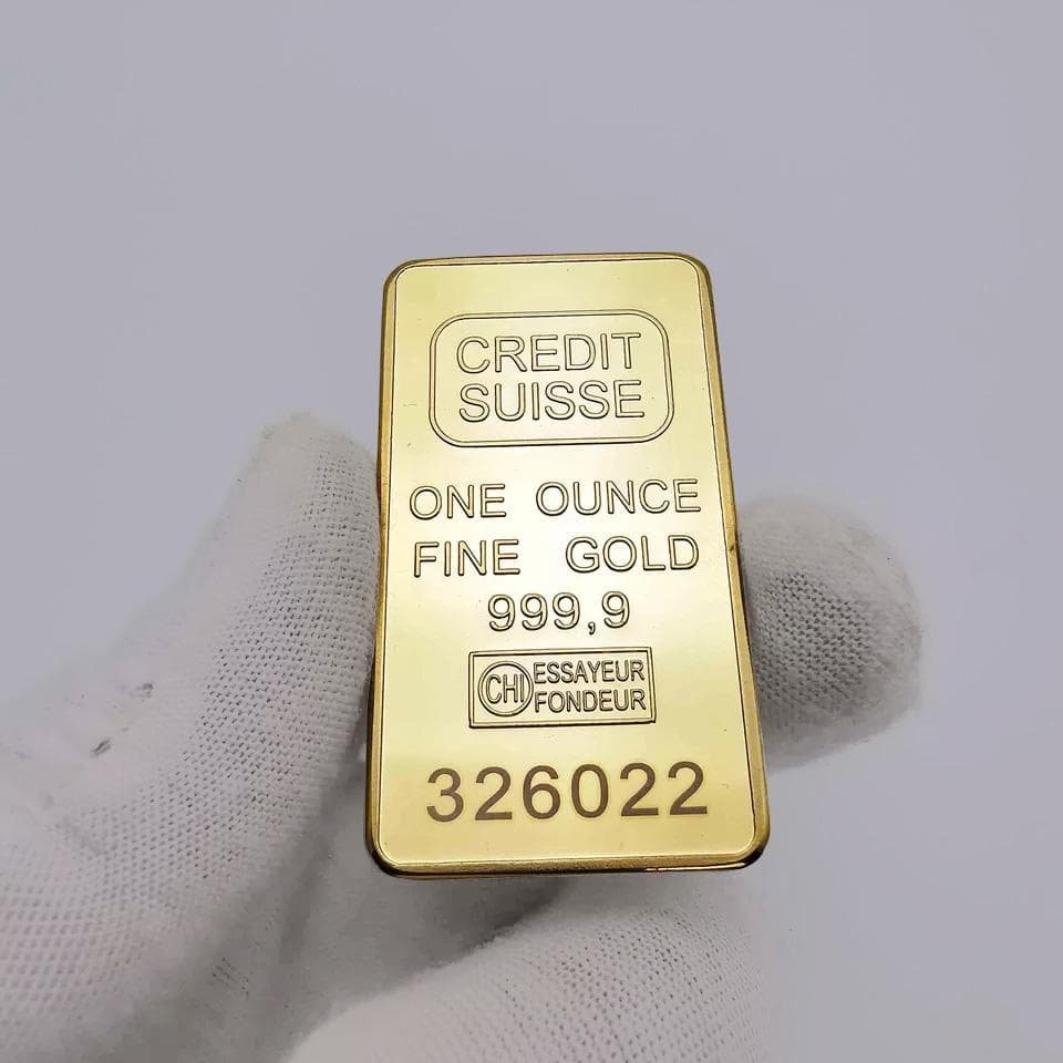 10枚インゴット【レプリカ】高品質　インテリア雑貨　GOLD