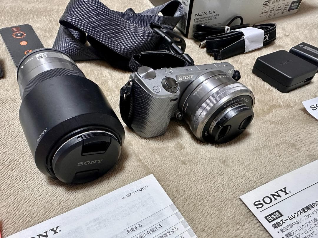 【即戦力】SONY NEX-5R ダブルズーム★SD&ニンジャストラップ付