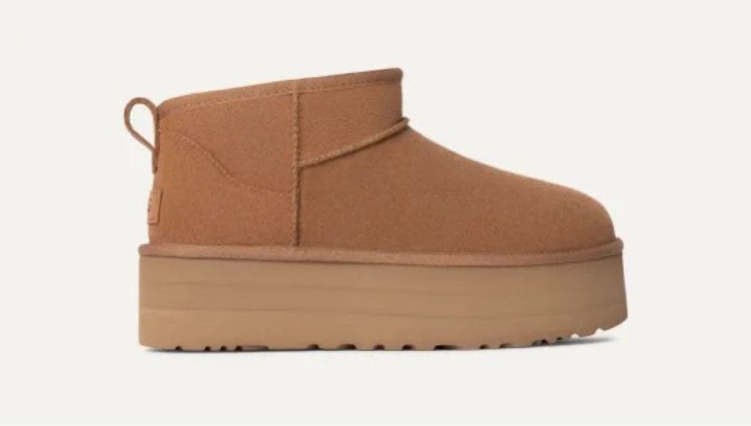 【新品】UGG クラシック ウルトラ ミニ プラットフォーム ムートン 24cm