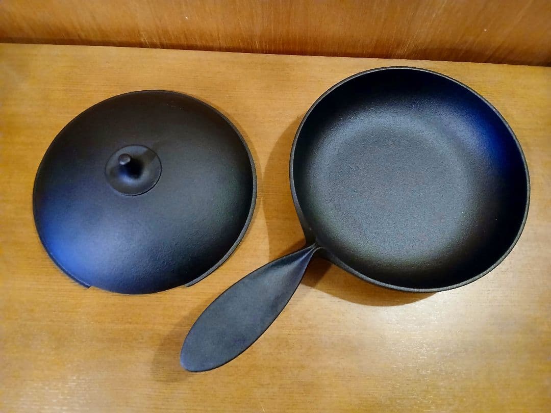 未使用品　南部鉄器 小笠原陸兆 ミニパン19㎝　ゆとりの空間　栗原はるみ