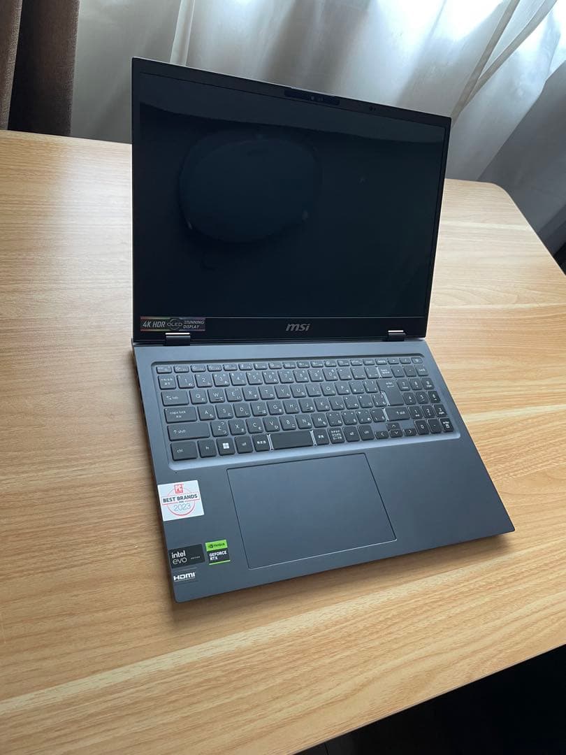 MSI ノートPC ブラック ACアダプター付き