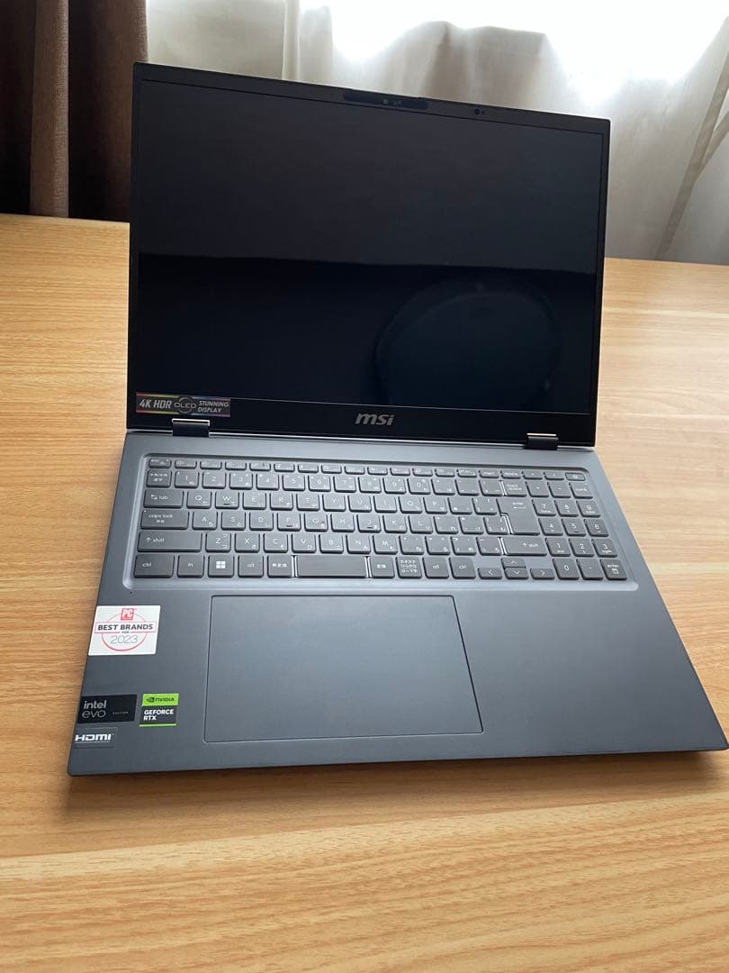 MSI ノートPC ブラック ACアダプター付き