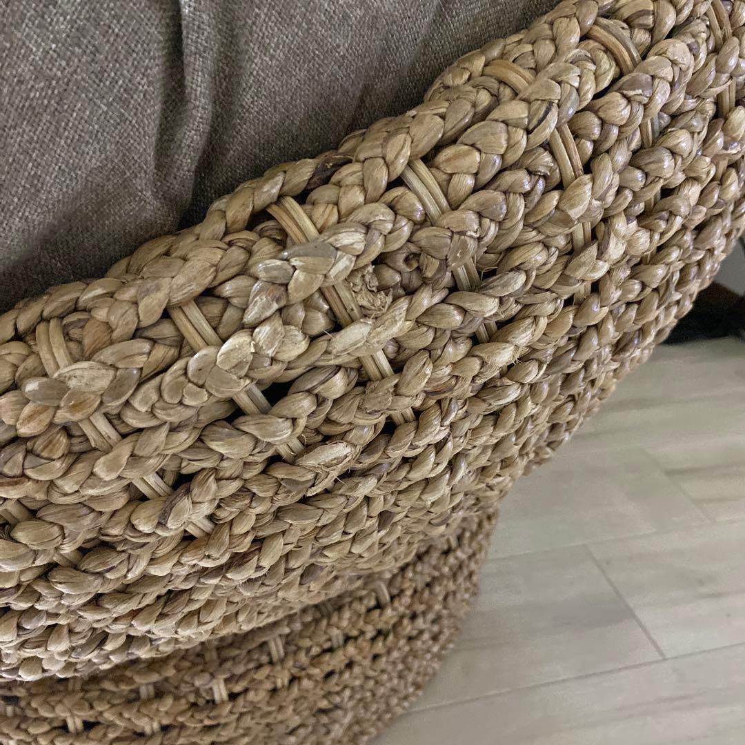 パパさんチェアーウォータヒヤシンス円形 1人掛けソファ- 送料込み