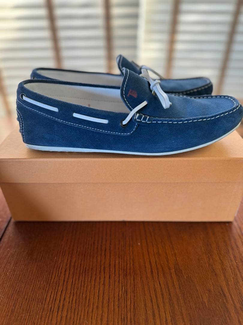 トッズ　TOD`S ドライビングシューズ　サックスブルー　8