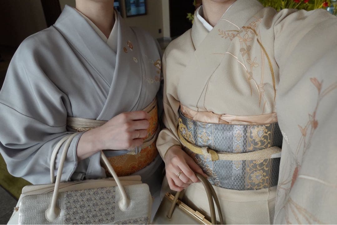 フルセット　訪問着　着物　帯　帯締め帯揚げ　七五三　結婚式