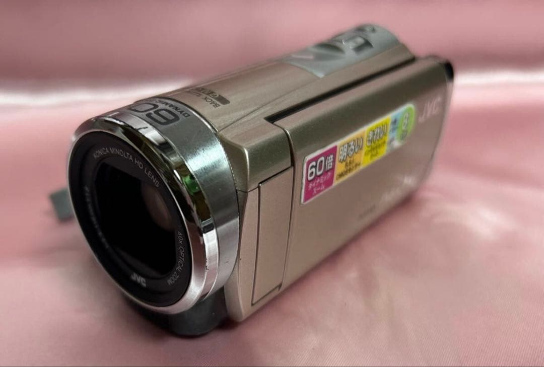 JVC ビデオカメラ GZ-E320-N 内蔵メモリー8GB ピンクゴールド