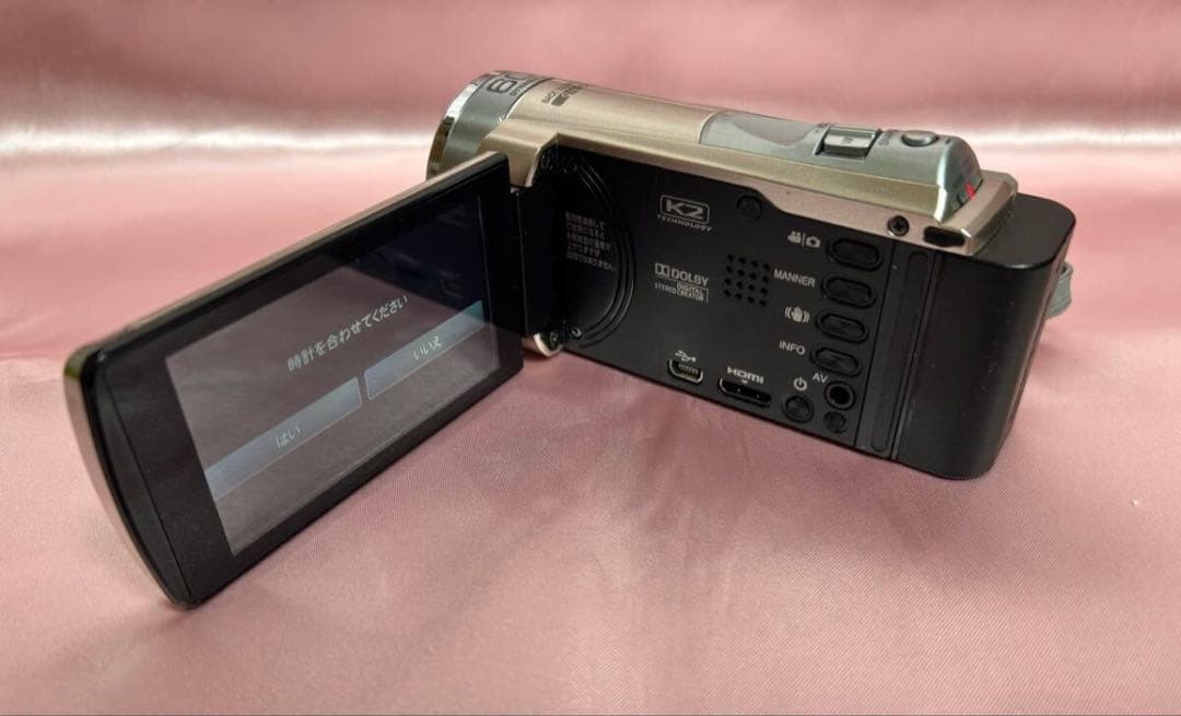 JVC ビデオカメラ GZ-E320-N 内蔵メモリー8GB ピンクゴールド
