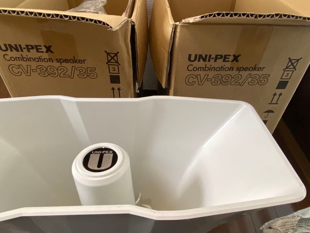 UNI-PEX選挙スピーカー2本で70W TOA CA-600DN60W１台他