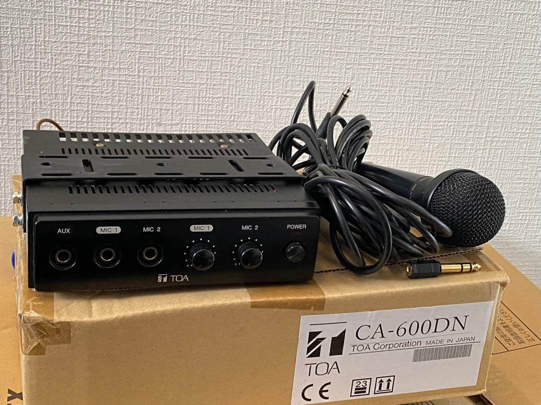 UNI-PEX選挙スピーカー2本で70W TOA CA-600DN60W１台他