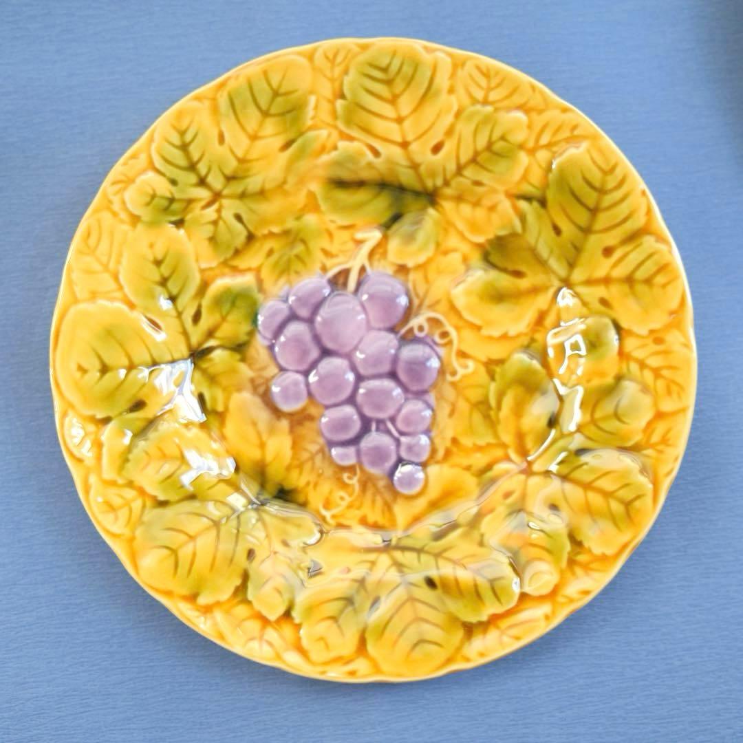 Sarreguemines サルグミンヌ アンティーク皿 バルボティーヌ2枚