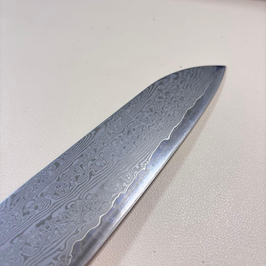 240mm 67層ダマスカスシェフナイフ 牛刀　黒檀八角柄 和包丁