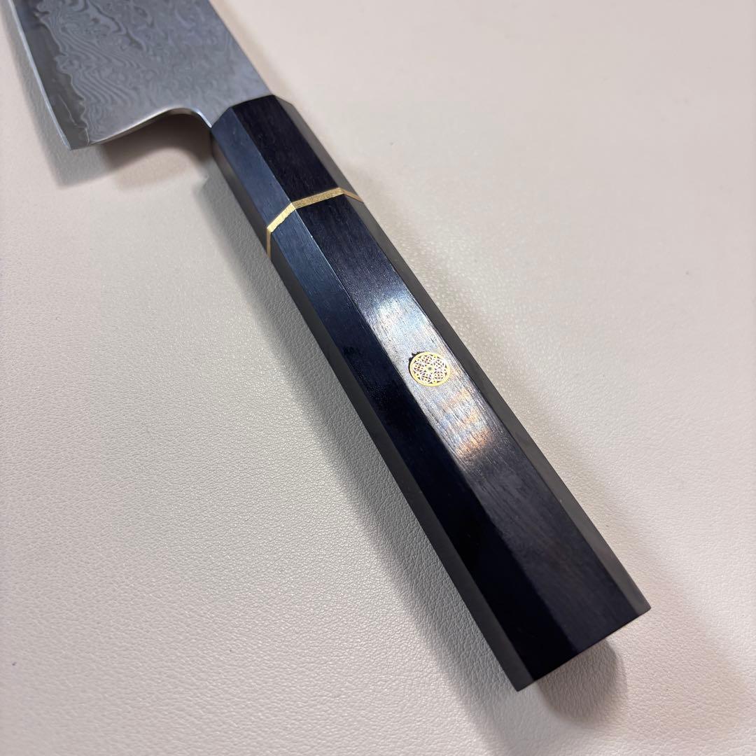 240mm 67層ダマスカスシェフナイフ 牛刀　黒檀八角柄 和包丁