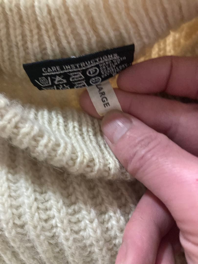 Peter Storm クリーム色 ハイネックセーター L