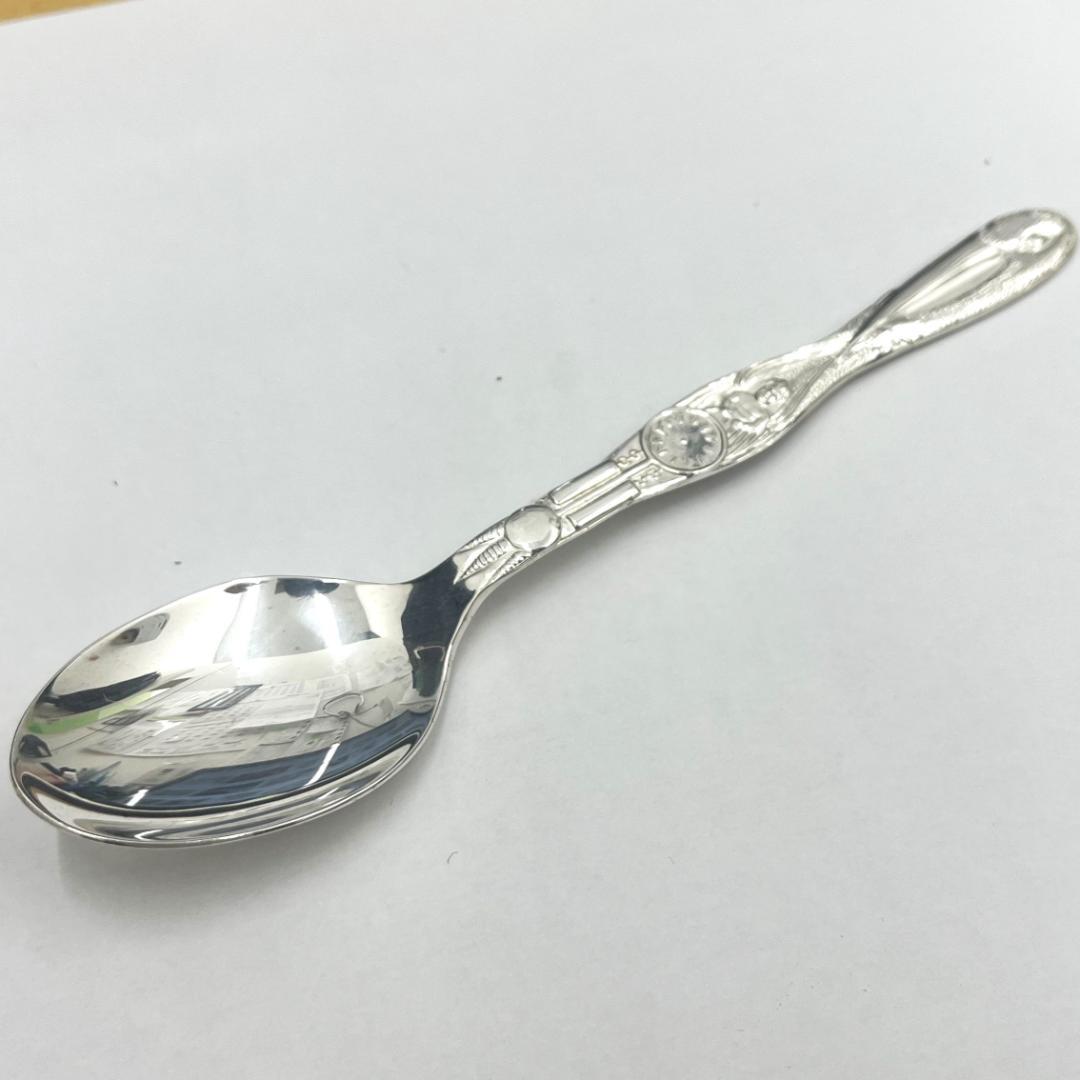 未使用 BIRTH RECORD バースレコード 銀製スプーン ２本