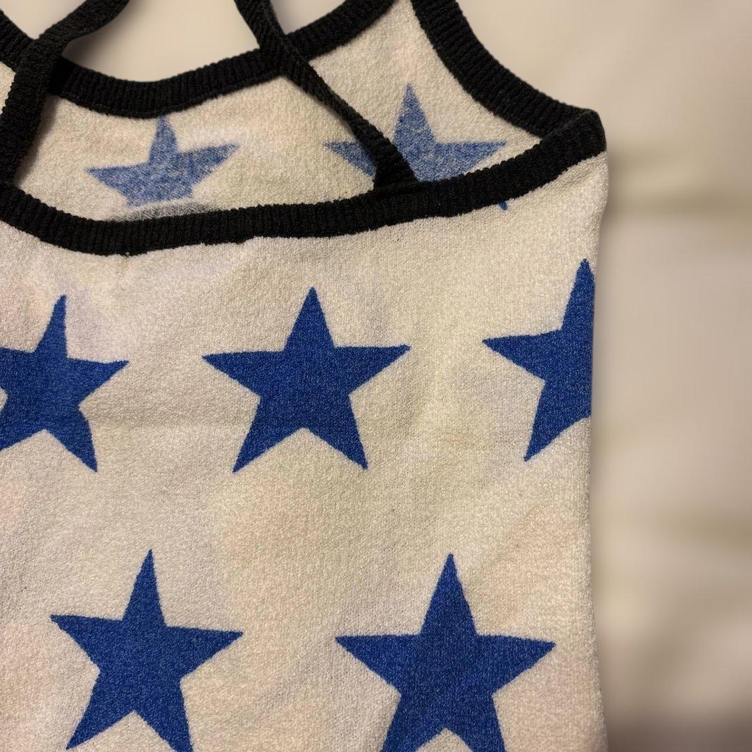 ヒステリックグラマー 星柄 ガール タンクトップ キャミソール 90s