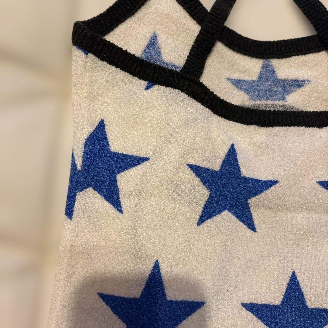 ヒステリックグラマー 星柄 ガール タンクトップ キャミソール 90s