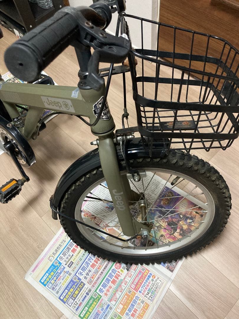 Jeep 子供用自転車 18インチ オリーブグリーン（引取り限定です。）