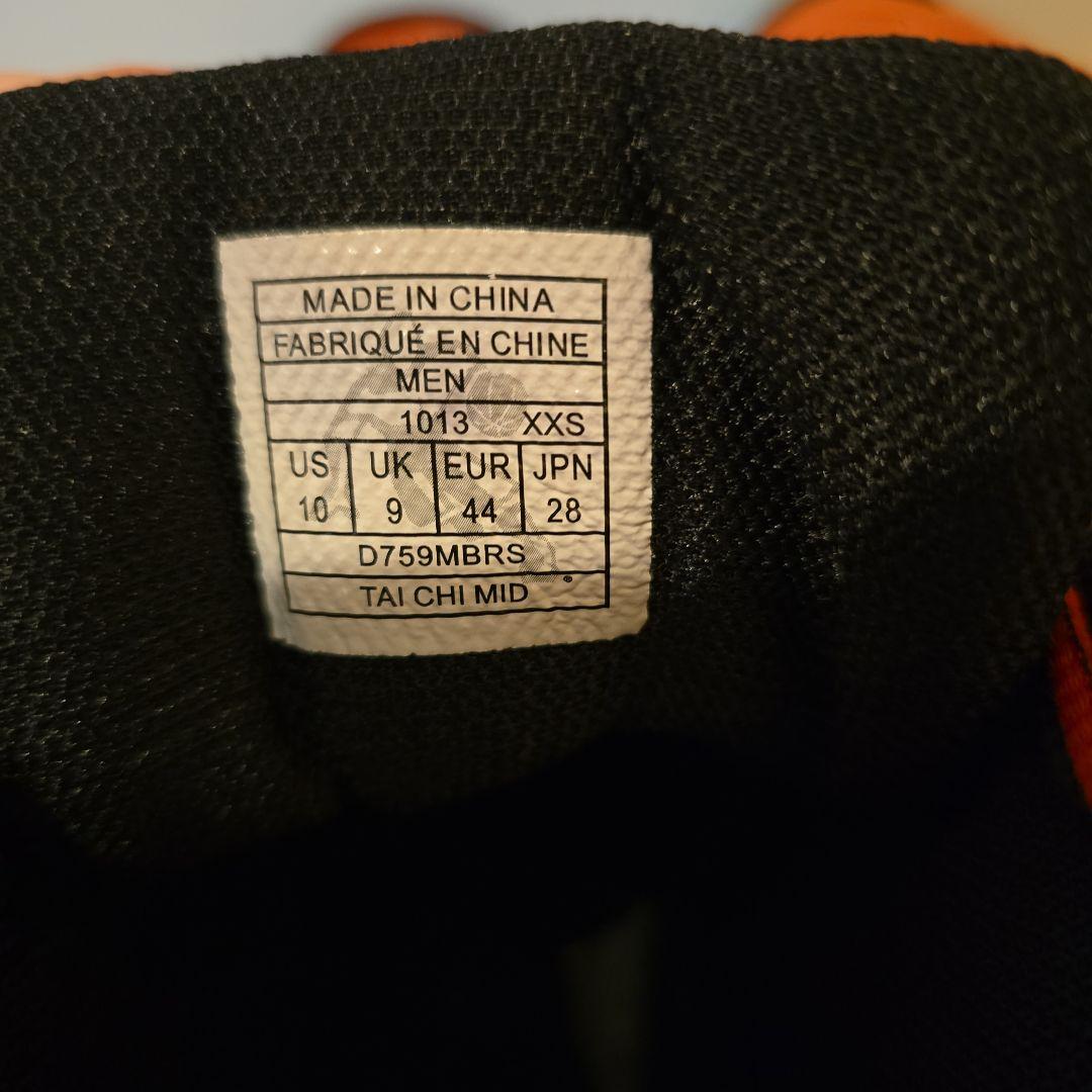 AND1　タイチミッド　赤黒　28cm