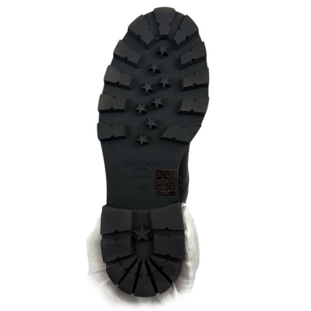 【美品】ジミーチュウ BIKER II　ブーツ　黒　ブラック　23cm 36