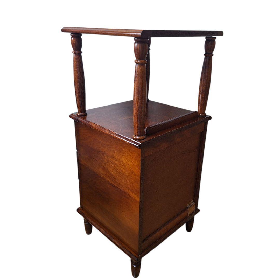 ニチハン 電話台 昭和レトロ アンティーク インテリア 木製 引き出し