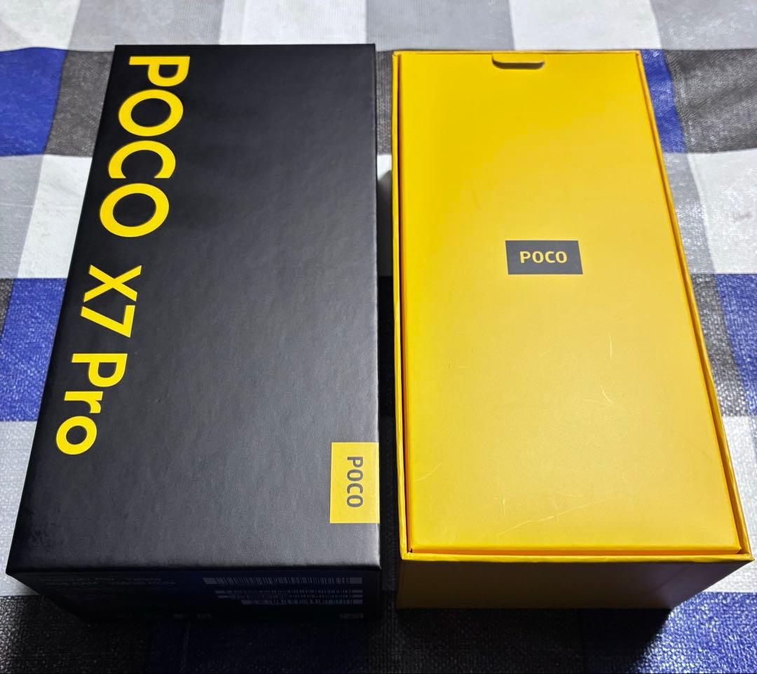 POCO X7 Pro 8GB 256GB Yellow 美品 ケース2種付き