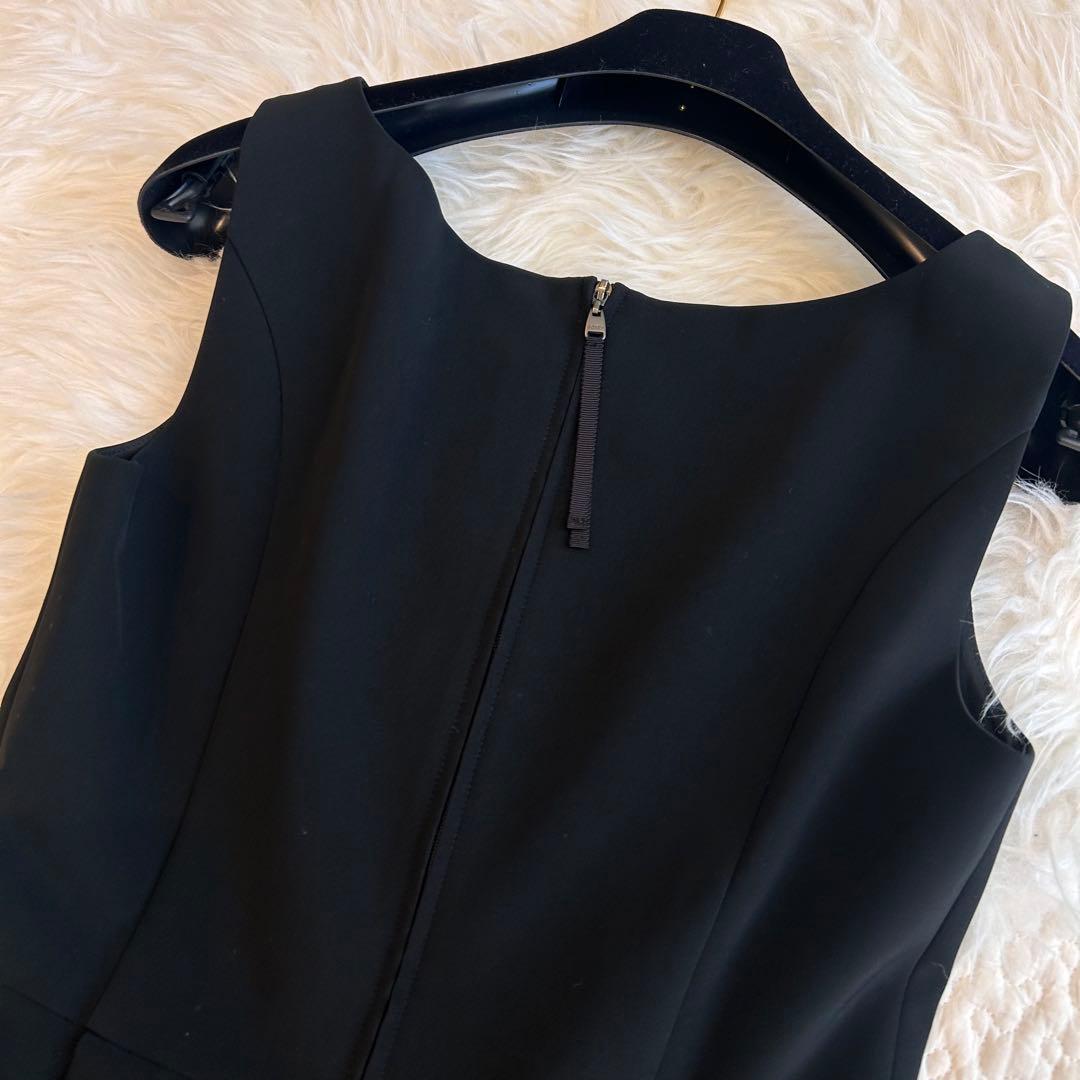 美品♡フォクシーニューヨーク バロン ワンピース　フレア　ブラック　40