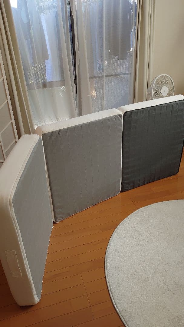 VITHÄLL ヴィトヘル ベッドマットレス/ かため/折りたたみ/シングル/