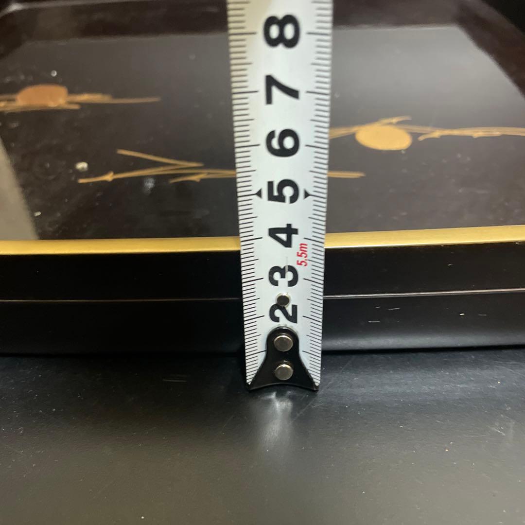 時代物　輪島塗り　蒔絵お盆　お膳　5個　汁椀4個サービス