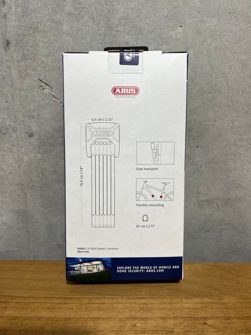 ABUS BORDO 6000K 折りたたみロック セキュリティレベル10