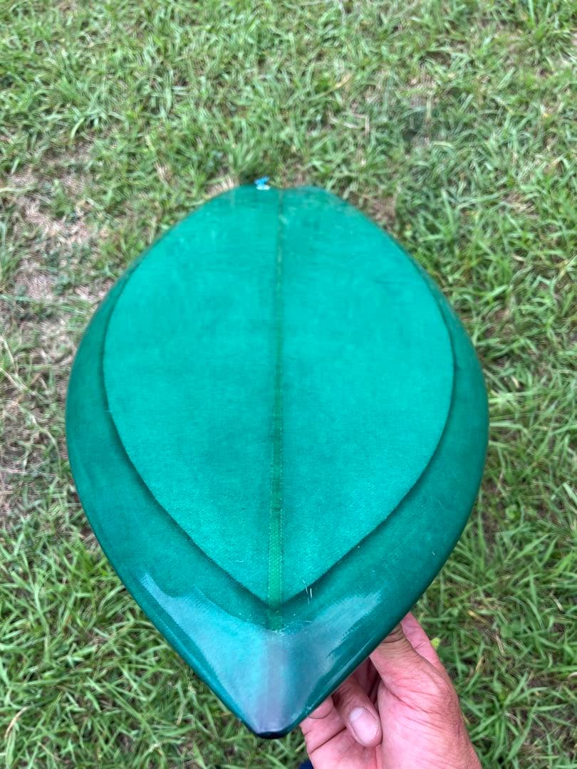 ショートボード6.0　フィン、ニットケースセット　フィッシュ　クワッドフィン