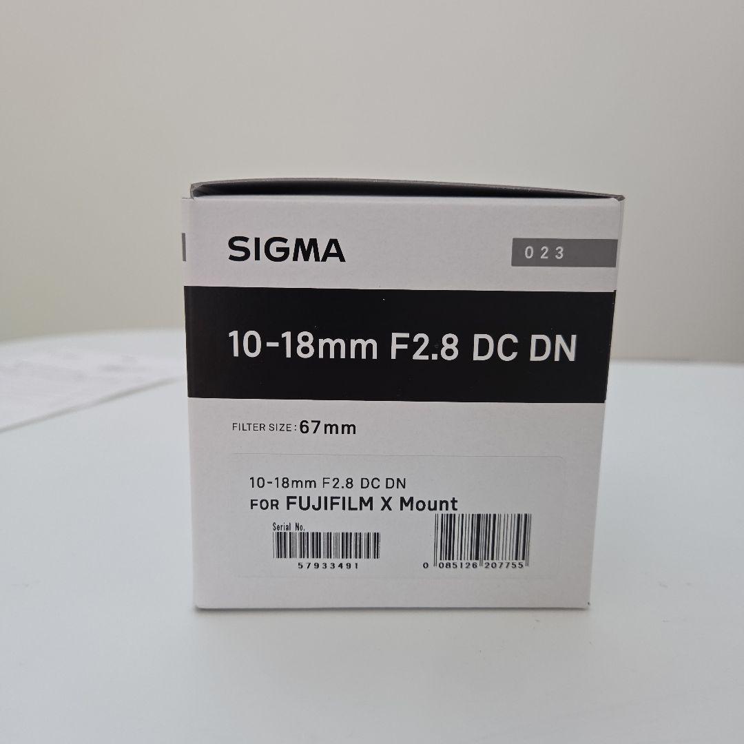 【新品未使用】sigma 10-18mm F2.8 DC DN フジフィルムX