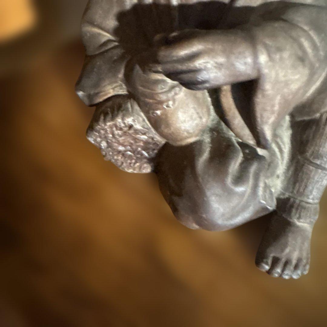 大黒天　木置物　七福神　工芸品